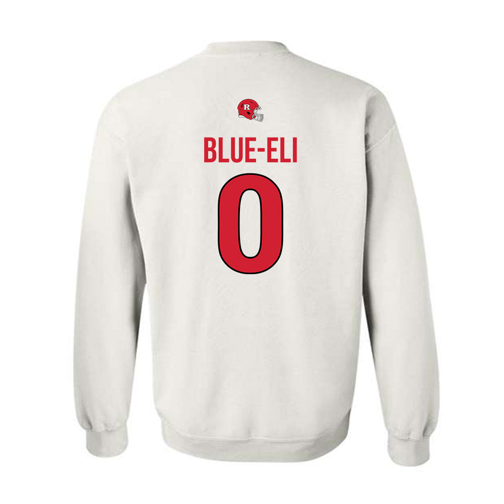 Rutgers - NCAA Football : Douglas Blue-Eli - Classic Shersey Crewneck Sweatshirt-1