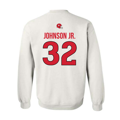 Rutgers - NCAA Football : RJ Johnson Jr. - Classic Shersey Crewneck Sweatshirt-1