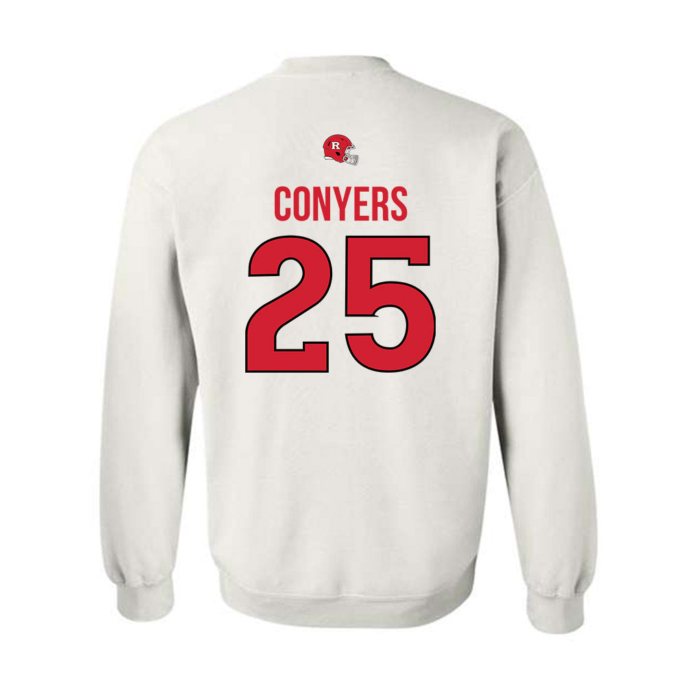 Rutgers - NCAA Football : Jamareis Conyers - Classic Shersey Crewneck Sweatshirt-1