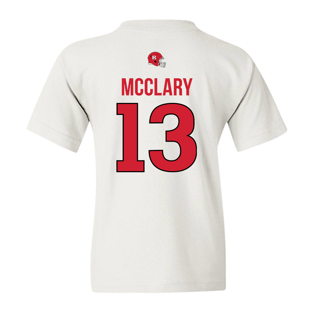 Rutgers - NCAA Football : DJ McClary - Classic Shersey Youth T-Shirt-1