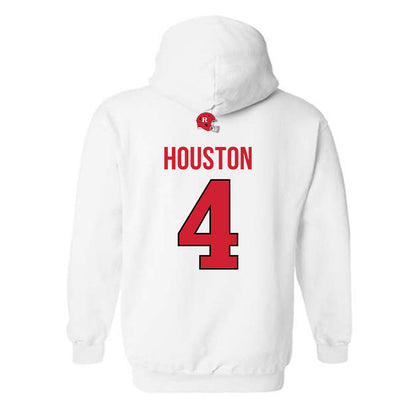 Rutgers - NCAA Football : Jourdin Houston - Classic Shersey Hooded Sweatshirt-1