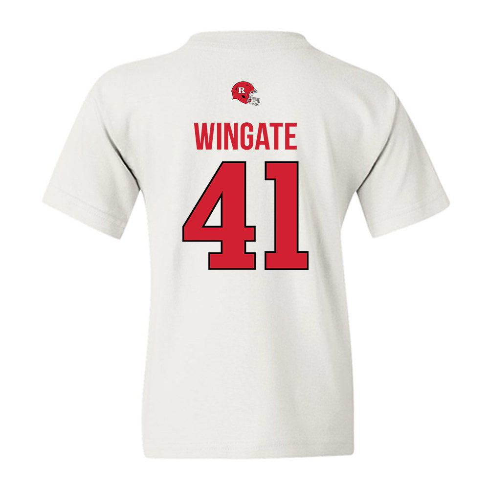 Rutgers - NCAA Football : Riley Wingate - Classic Shersey Youth T-Shirt-1