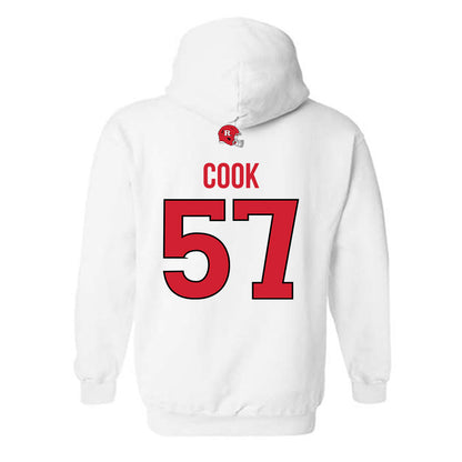 Rutgers - NCAA Football : Isaiah Cook - Classic Shersey Hooded Sweatshirt-1