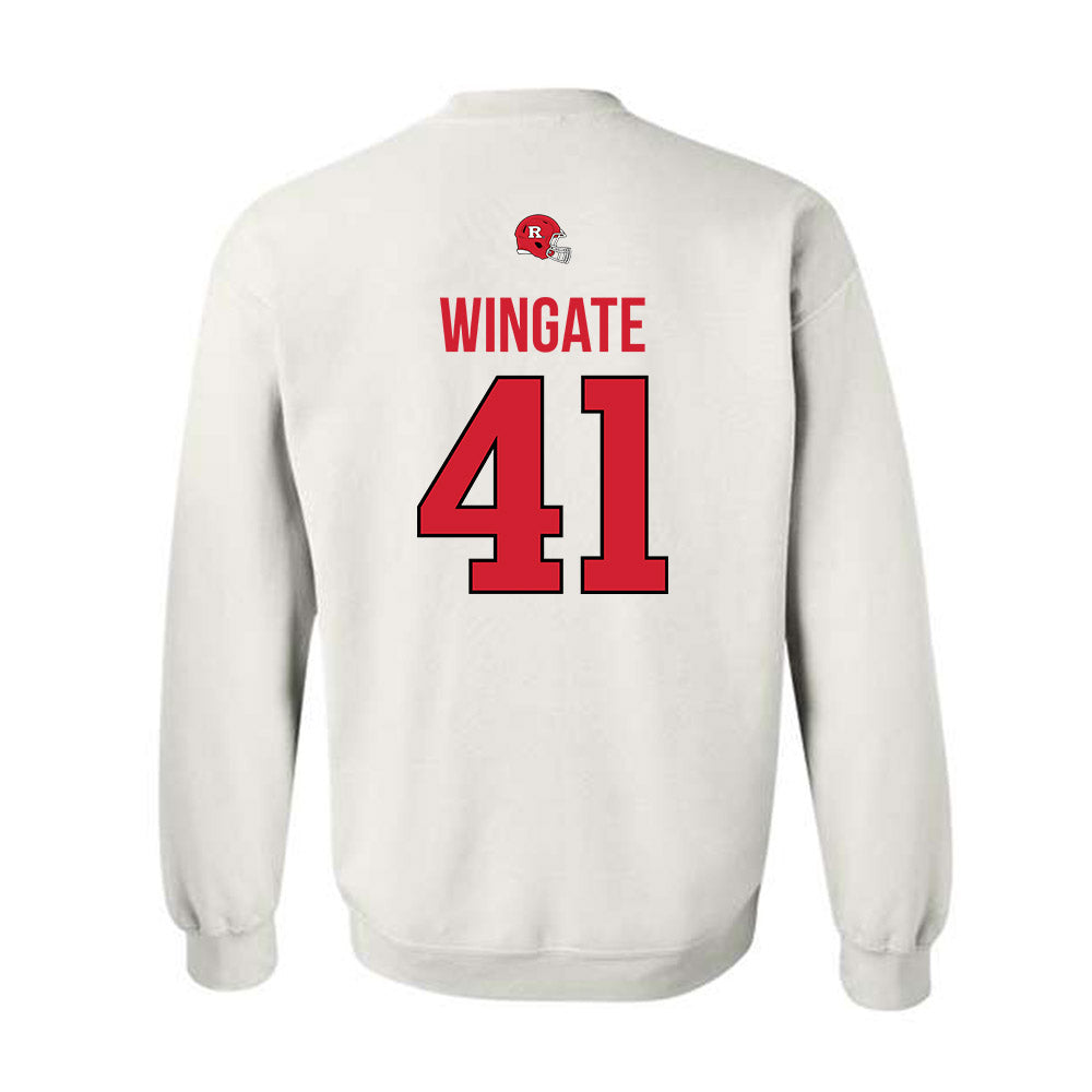 Rutgers - NCAA Football : Riley Wingate - Classic Shersey Crewneck Sweatshirt-1