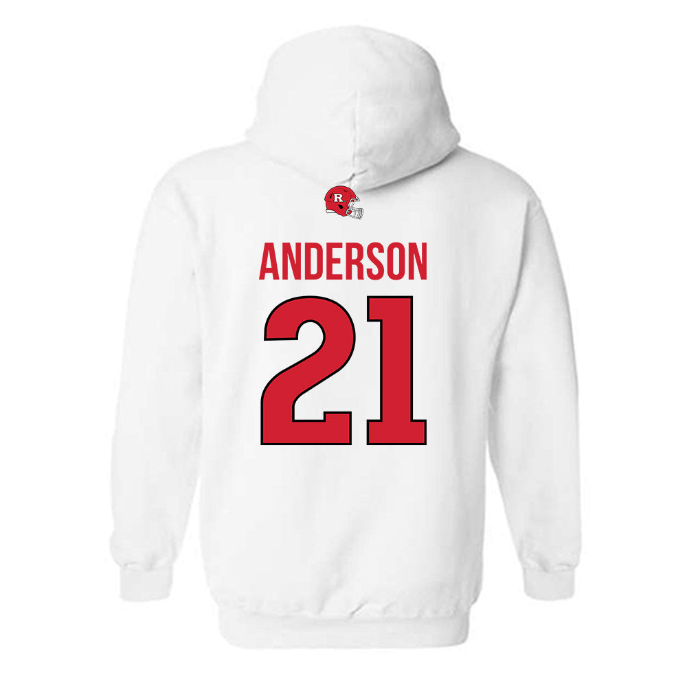 Rutgers - NCAA Football : Devonte Anderson - Classic Shersey Hooded Sweatshirt-1