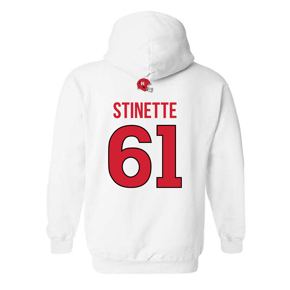 Rutgers - NCAA Football : Emir Stinette - Classic Shersey Hooded Sweatshirt-1