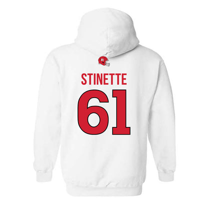 Rutgers - NCAA Football : Emir Stinette - Classic Shersey Hooded Sweatshirt-1
