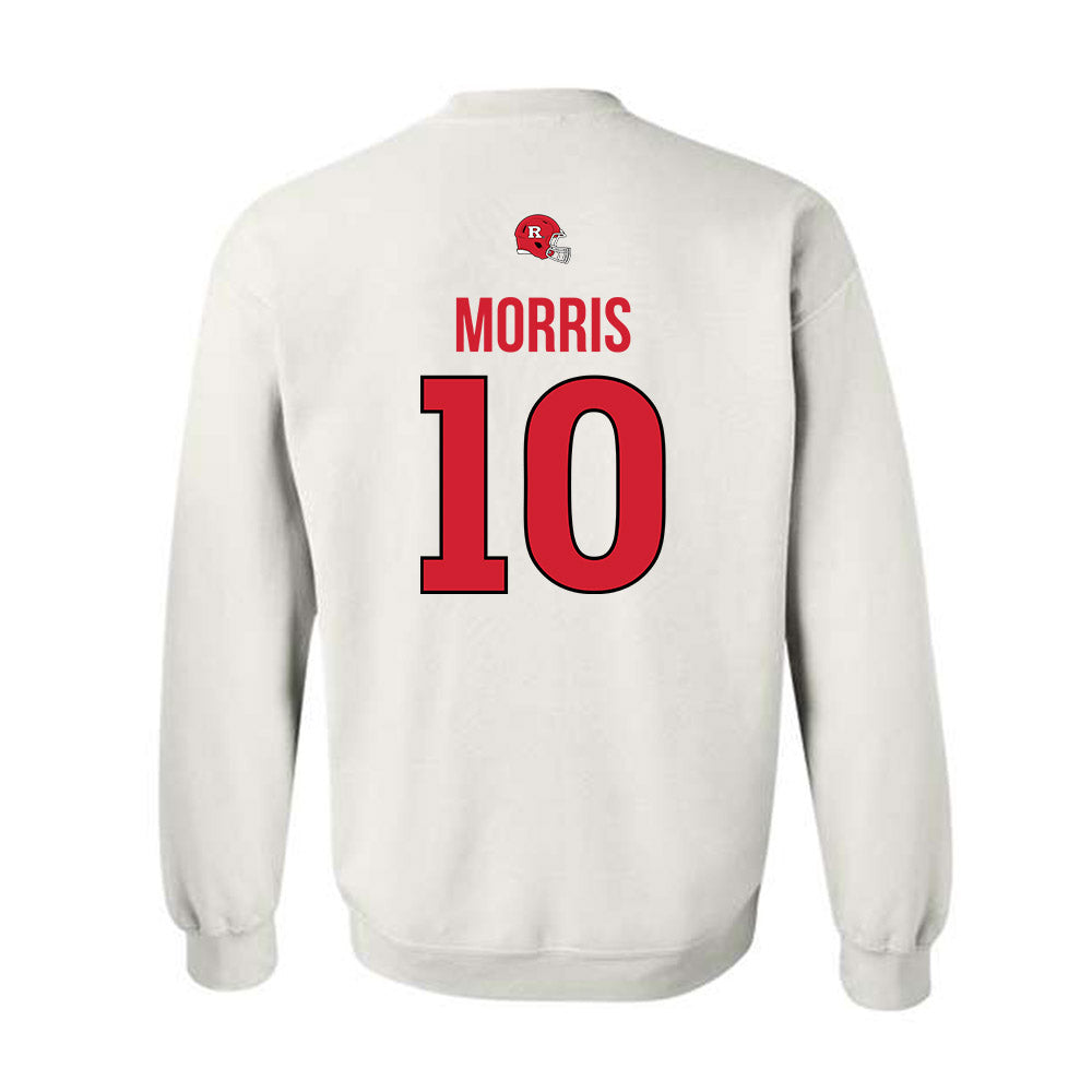 Rutgers - NCAA Football : Ty Morris - Classic Shersey Crewneck Sweatshirt-1