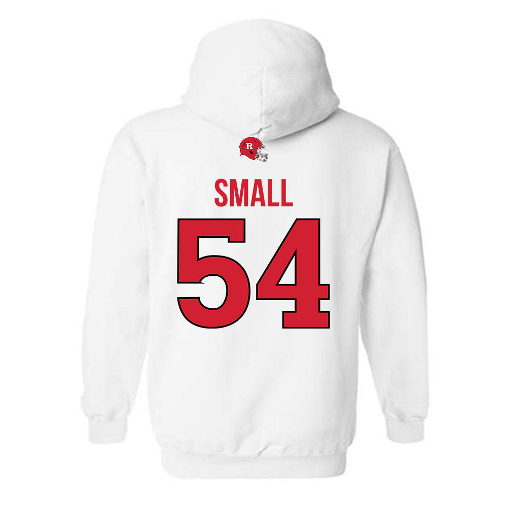 Rutgers - NCAA Football : Everett Small - Classic Shersey Hooded Sweatshirt-1