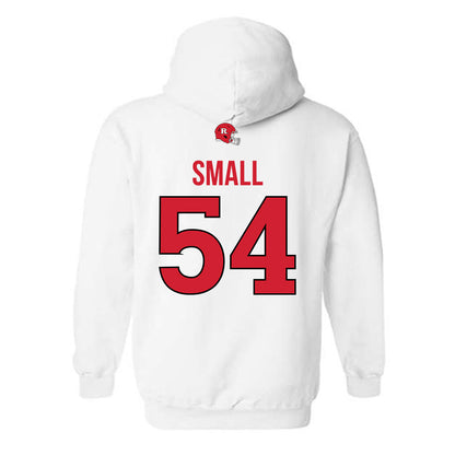 Rutgers - NCAA Football : Everett Small - Classic Shersey Hooded Sweatshirt-1