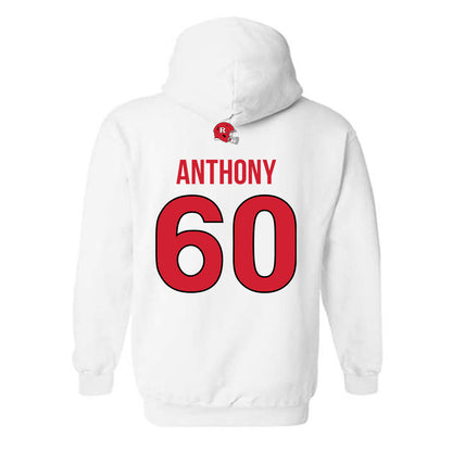 Rutgers - NCAA Football : Logan Anthony - Classic Shersey Hooded Sweatshirt-1