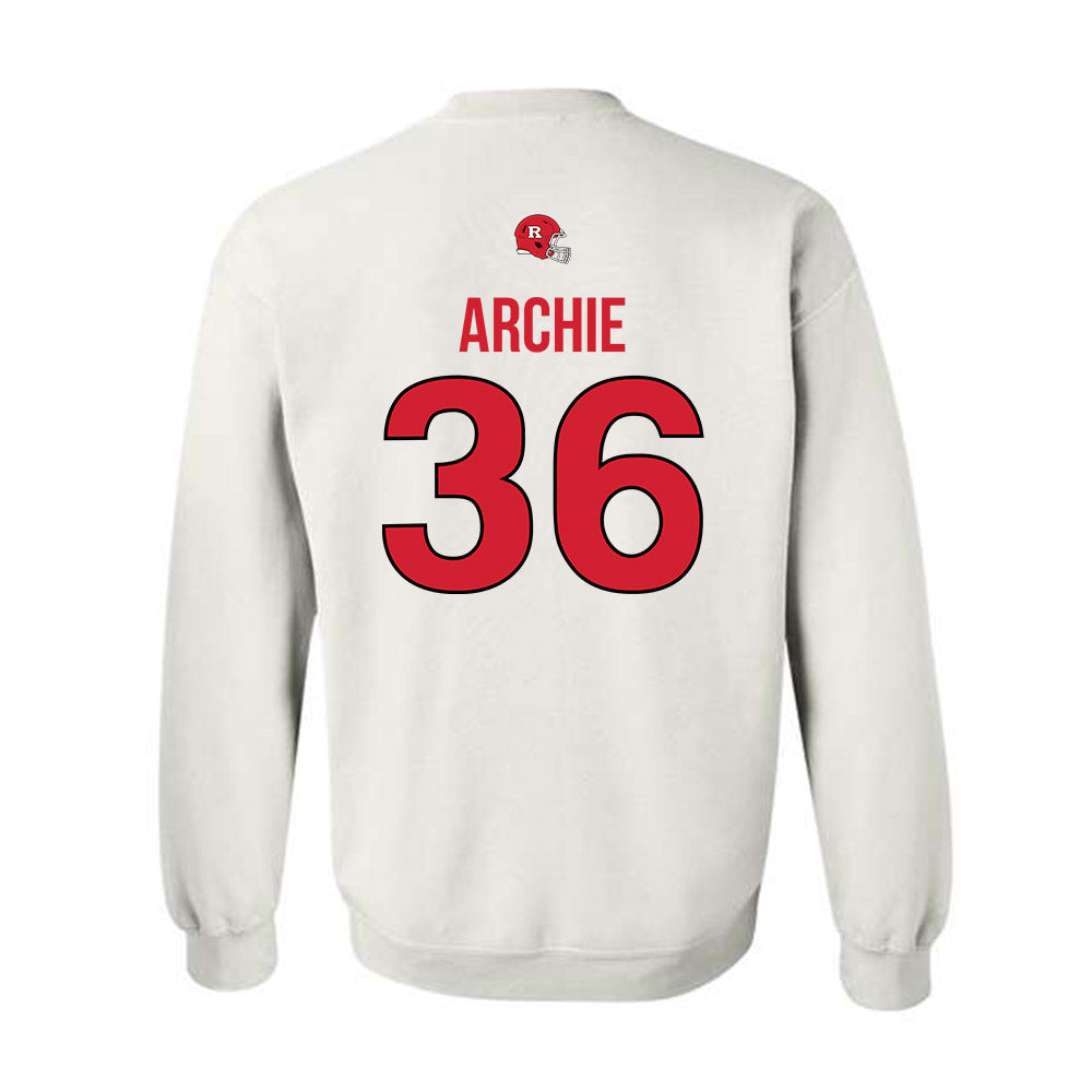 Rutgers - NCAA Football : Kamar Archie - Classic Shersey Crewneck Sweatshirt-1