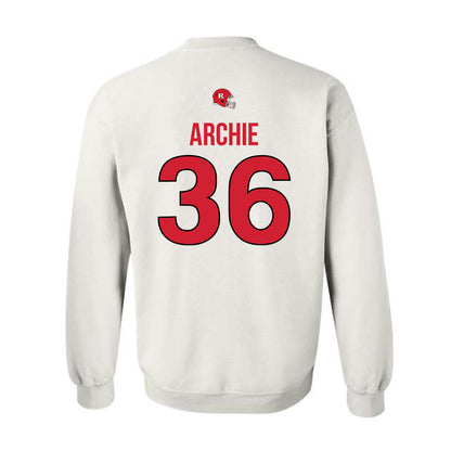 Rutgers - NCAA Football : Kamar Archie - Classic Shersey Crewneck Sweatshirt-1
