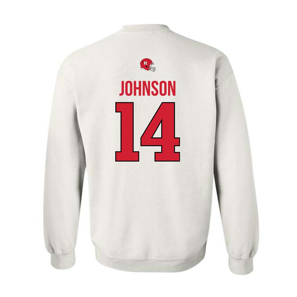 Rutgers - NCAA Football : RJ Johnson - Classic Shersey Crewneck Sweatshirt-1