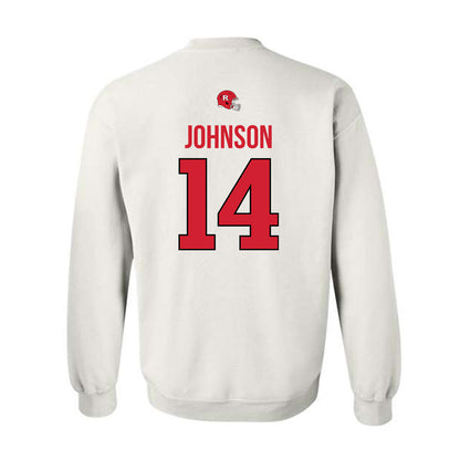 Rutgers - NCAA Football : RJ Johnson - Classic Shersey Crewneck Sweatshirt-1
