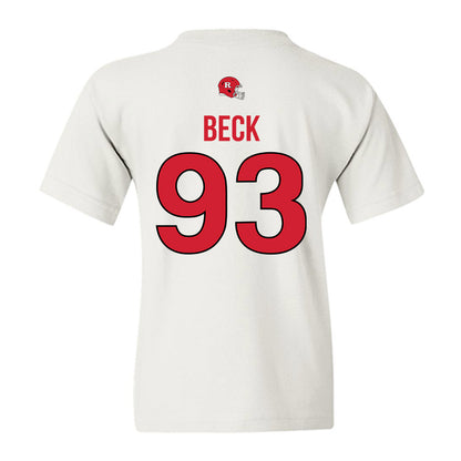 Rutgers - NCAA Football : Reece Beck - Classic Shersey Youth T-Shirt-1