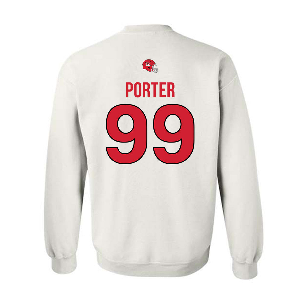 Rutgers - NCAA Football : Rondarius Porter - Classic Shersey Crewneck Sweatshirt-1