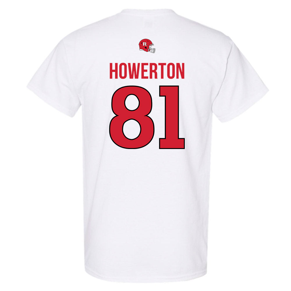 Rutgers - NCAA Football : DJ Howerton - Classic Shersey T-Shirt-1