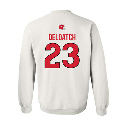 Rutgers - NCAA Football : Isaiah Deloatch - Classic Shersey Crewneck Sweatshirt-1