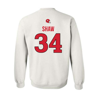 Rutgers - NCAA Football : Noah Shaw - Classic Shersey Crewneck Sweatshirt-1