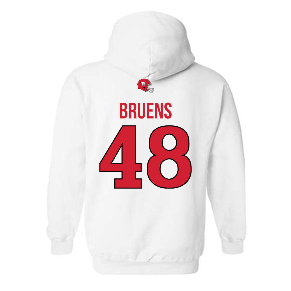 Rutgers - NCAA Football : Raedyn Bruens - Classic Shersey Hooded Sweatshirt-1