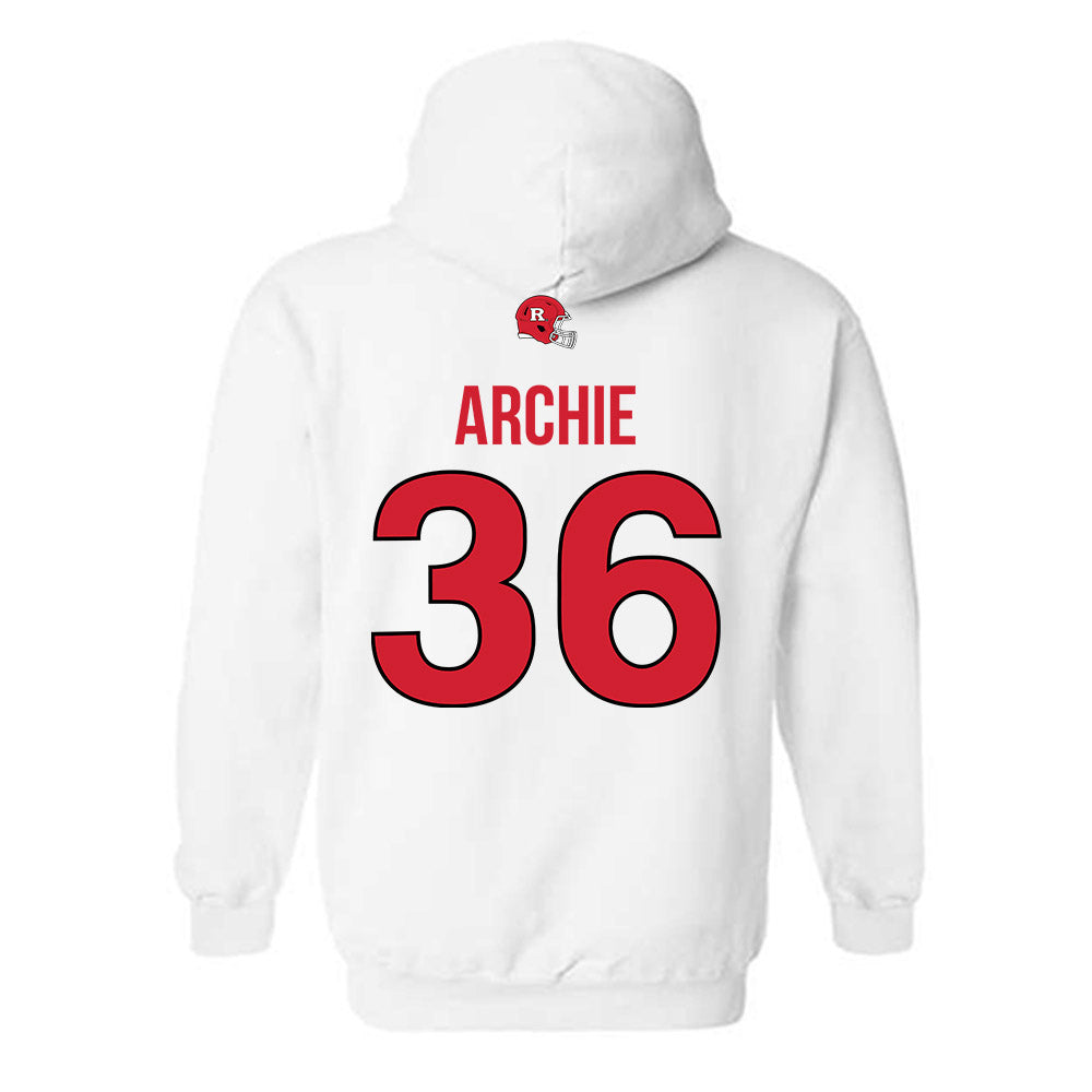 Rutgers - NCAA Football : Kamar Archie - Classic Shersey Hooded Sweatshirt-1