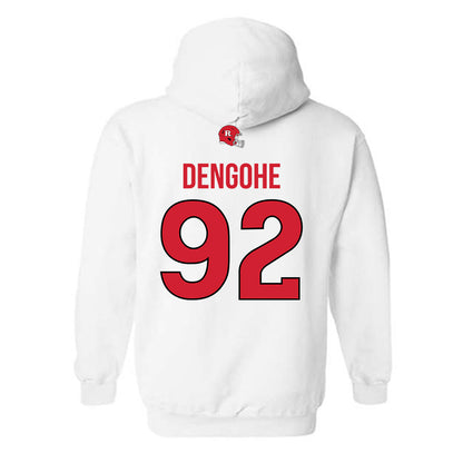 Rutgers - NCAA Football : Darold DeNgohe - Classic Shersey Hooded Sweatshirt-1