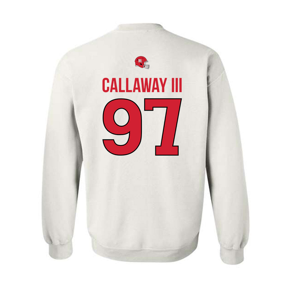 Rutgers - NCAA Football : Rinaldo Callaway III - Classic Shersey Crewneck Sweatshirt-1