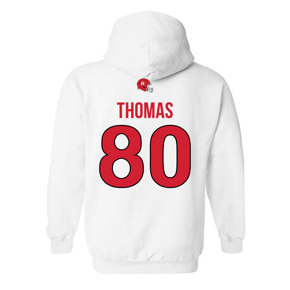 Rutgers - NCAA Football : Michael Thomas - Classic Shersey Hooded Sweatshirt-1