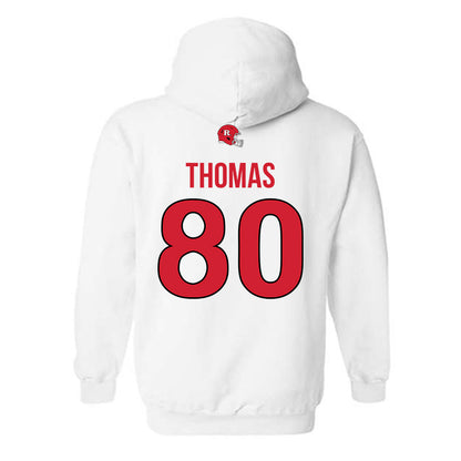 Rutgers - NCAA Football : Michael Thomas - Classic Shersey Hooded Sweatshirt-1