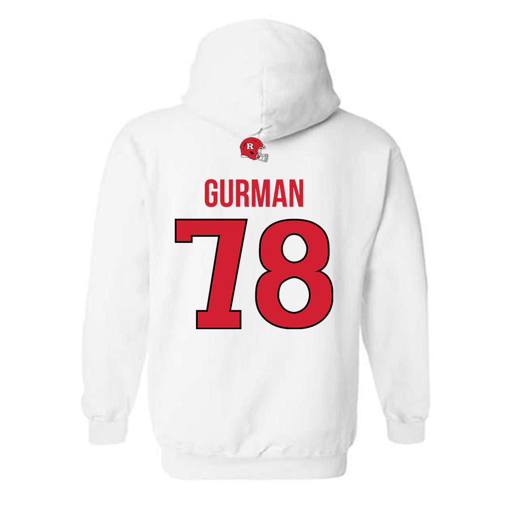 Rutgers - NCAA Football : Miron Gurman - Classic Shersey Hooded Sweatshirt-1