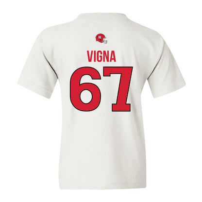 Rutgers - NCAA Football : Christopher Vigna - Classic Shersey Youth T-Shirt-1
