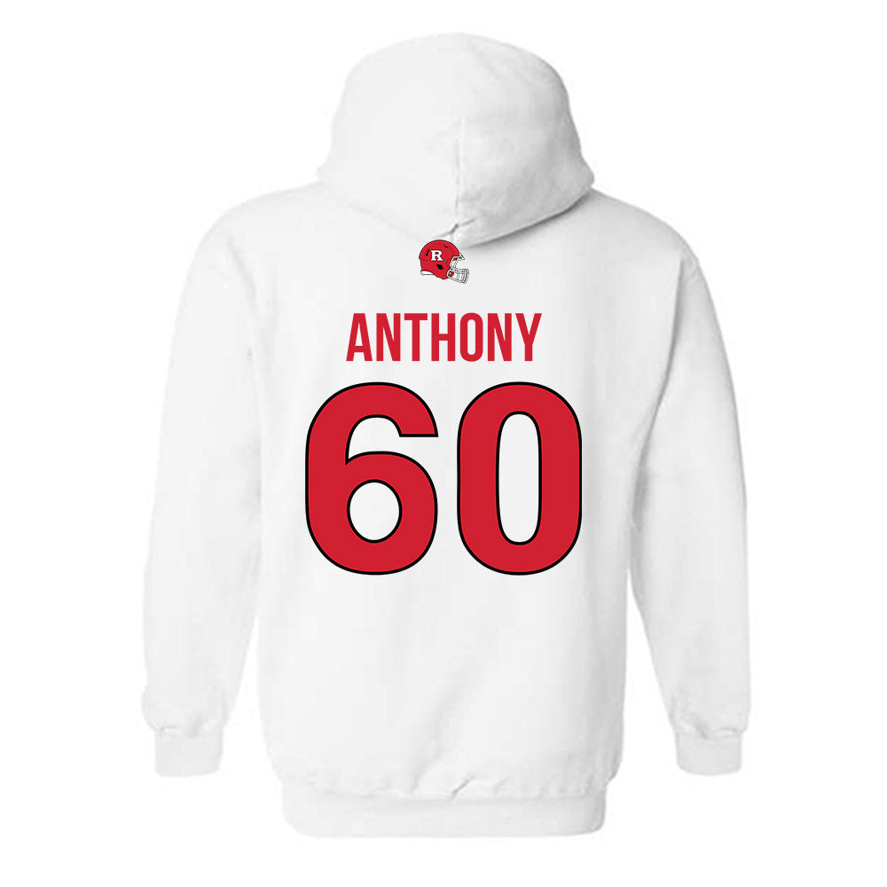 Rutgers - NCAA Football : Logan Anthony - Classic Shersey Hooded Sweatshirt-1