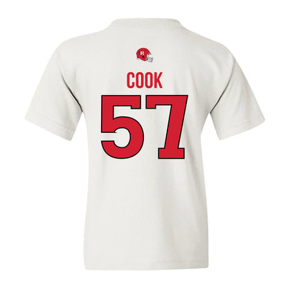 Rutgers - NCAA Football : Isaiah Cook - Classic Shersey Youth T-Shirt-1