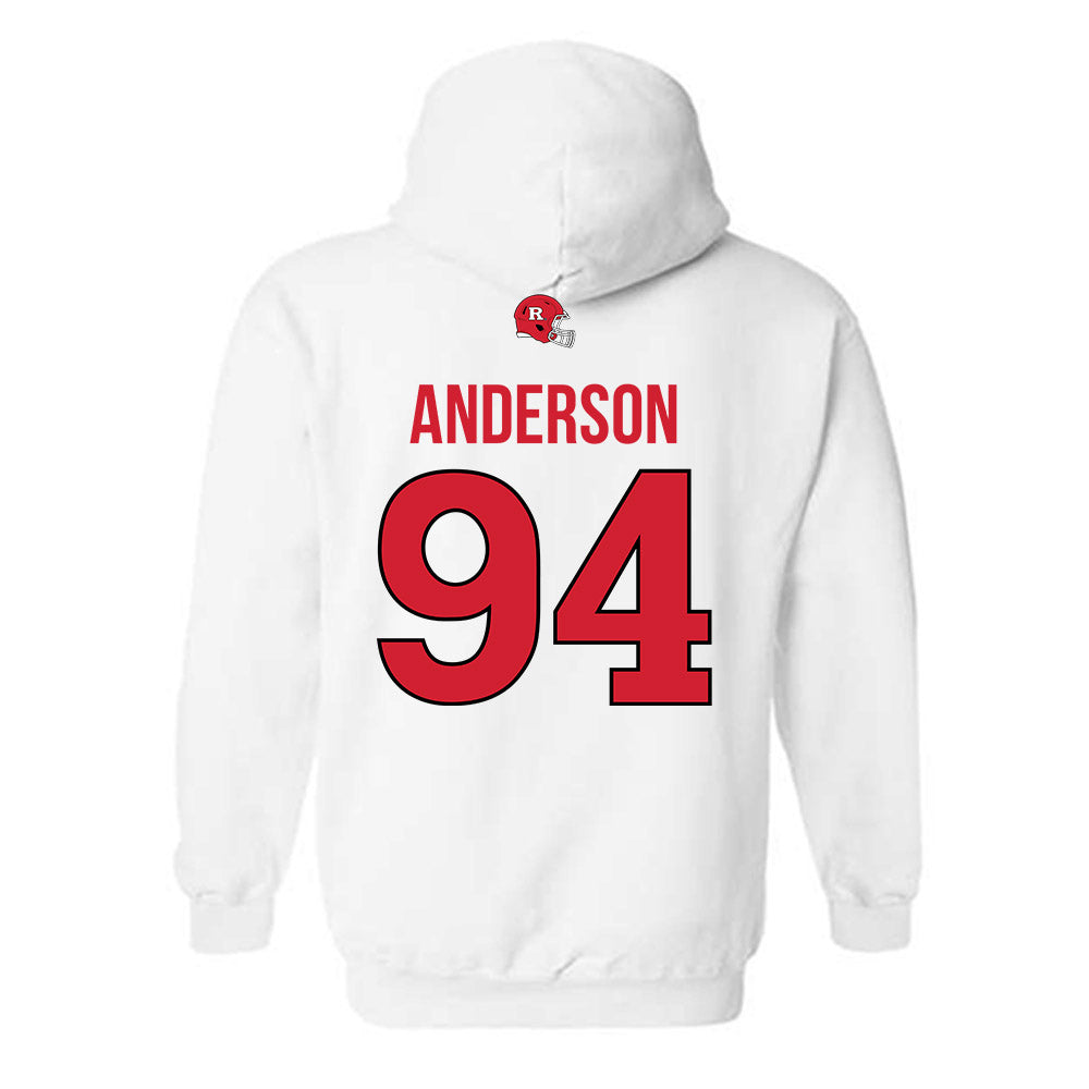 Rutgers - NCAA Football : Jakob Anderson - Classic Shersey Hooded Sweatshirt-1