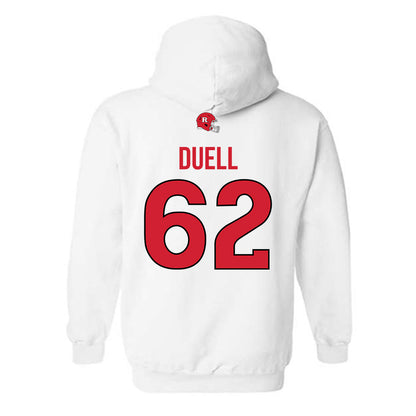 Rutgers - NCAA Football : Tyler Duell - Classic Shersey Hooded Sweatshirt-1