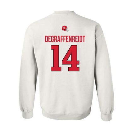 Rutgers - NCAA Football : Sah'nye Degraffenreidt - Classic Shersey Crewneck Sweatshirt-1
