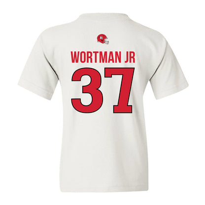 Rutgers - NCAA Football : RJ Wortman Jr - Classic Shersey Youth T-Shirt-1