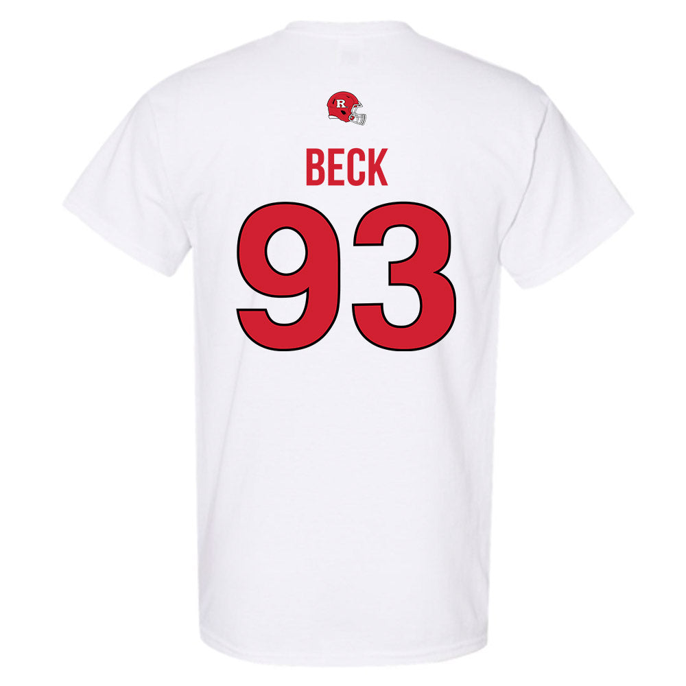 Rutgers - NCAA Football : Reece Beck - Classic Shersey T-Shirt-1