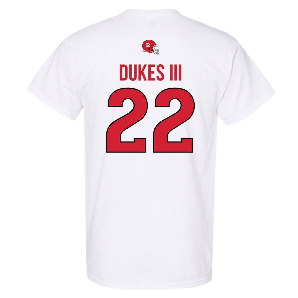 Rutgers - NCAA Football : Michael Dukes III - Classic Shersey T-Shirt-1