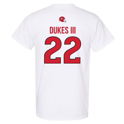 Rutgers - NCAA Football : Michael Dukes III - Classic Shersey T-Shirt-1