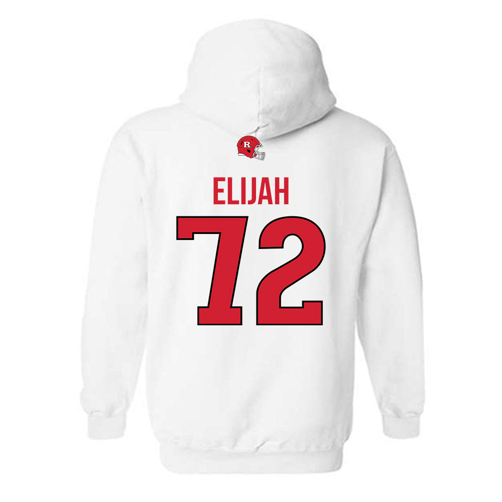 Rutgers - NCAA Football : Jayden Elijah - Classic Shersey Hooded Sweatshirt-1