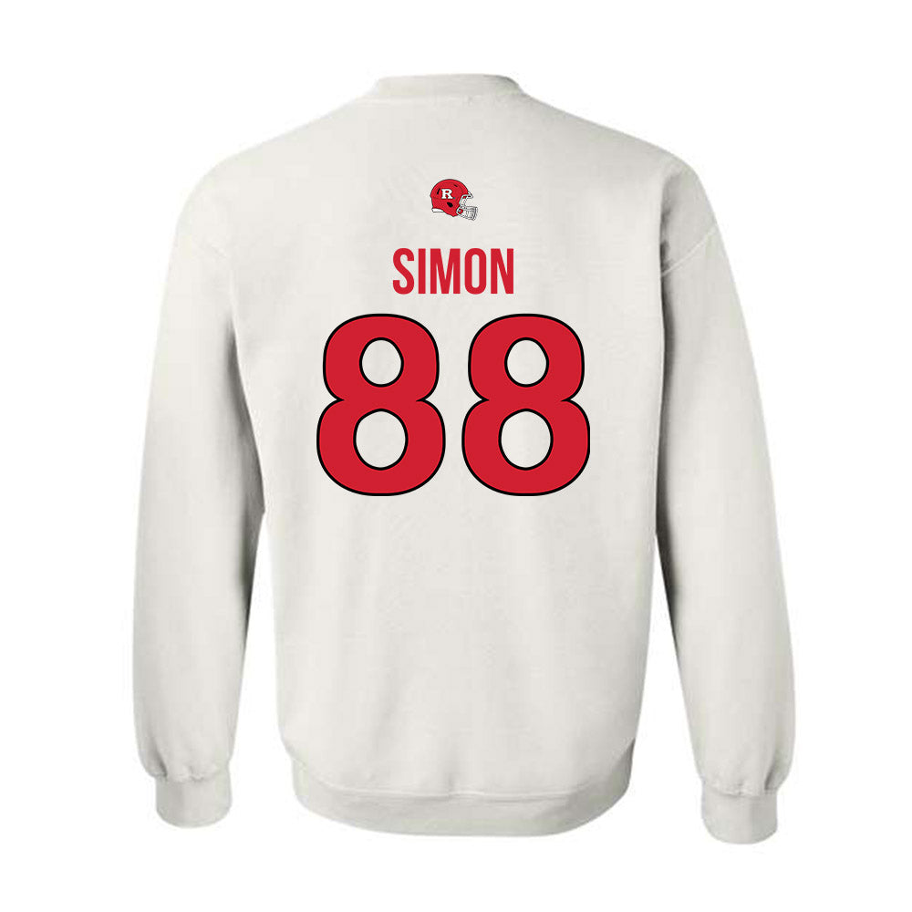 Rutgers - NCAA Football : Jyon Simon - Classic Shersey Crewneck Sweatshirt-1
