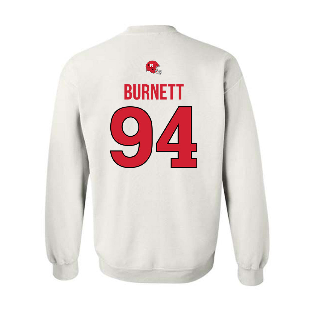 Rutgers - NCAA Football : Jdan Burnett - Classic Shersey Crewneck Sweatshirt-1