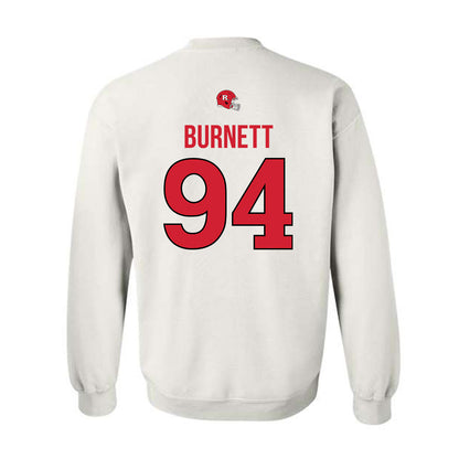 Rutgers - NCAA Football : Jdan Burnett - Classic Shersey Crewneck Sweatshirt-1
