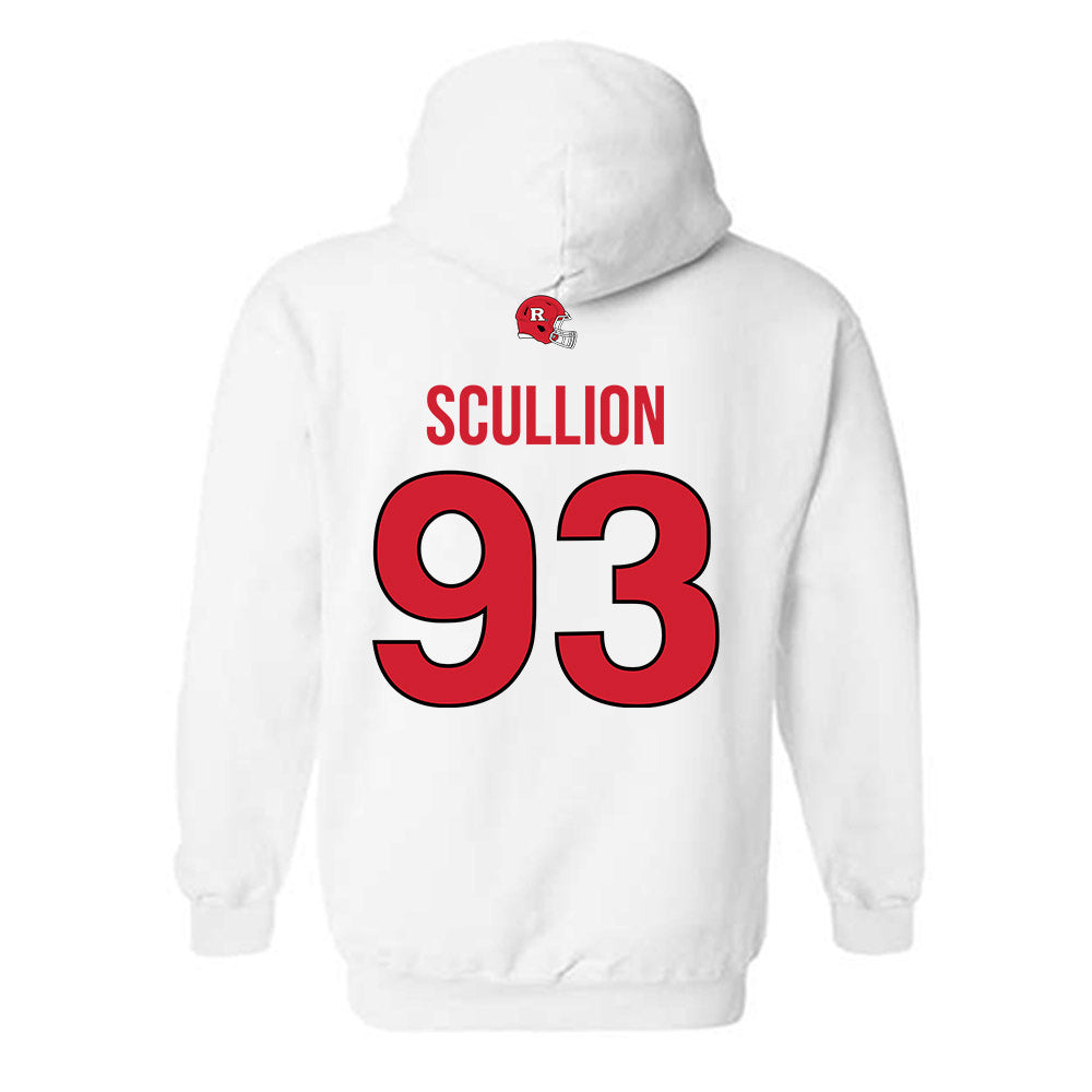 Rutgers - NCAA Football : Jack Scullion - Classic Shersey Hooded Sweatshirt-1