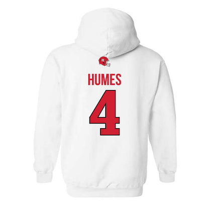 Rutgers - NCAA Football : Kevyn Humes - Classic Shersey Hooded Sweatshirt-1