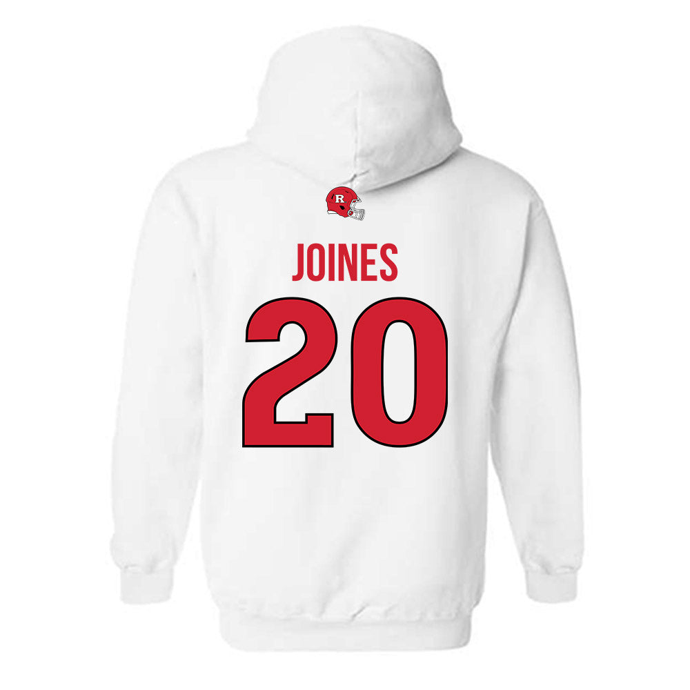 Rutgers - NCAA Football : Chris Joines - Classic Shersey Hooded Sweatshirt-1