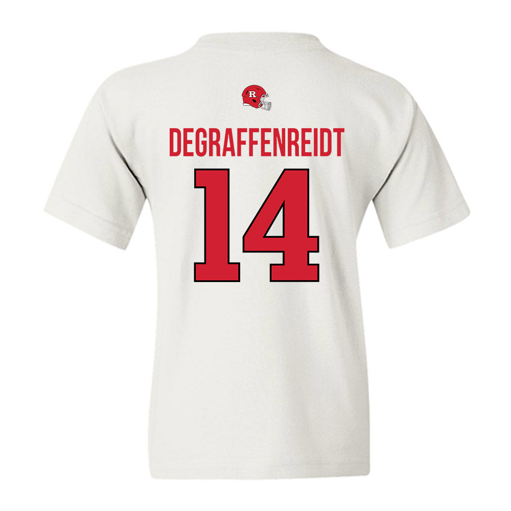 Rutgers - NCAA Football : Sah'nye Degraffenreidt - Classic Shersey Youth T-Shirt-1