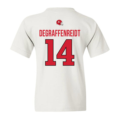 Rutgers - NCAA Football : Sah'nye Degraffenreidt - Classic Shersey Youth T-Shirt-1